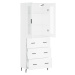 vidaXL Skříň highboard bílá 69,5 x 34 x 180 cm kompozitní dřevo