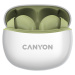 Canyon TWS-5 BT sluchátka s mikrofonem, olivová
