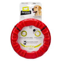 Ferplast pes Smile kruh červený - vel. L: Ø 20 x V 3,9 cm