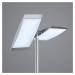 HELL LED stojací lampa Wim 2-světelná čtecí lampa nikl/chrom