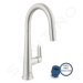 Grohe 30419DC0 - Dřezová baterie s výsuvnou sprškou, supersteel