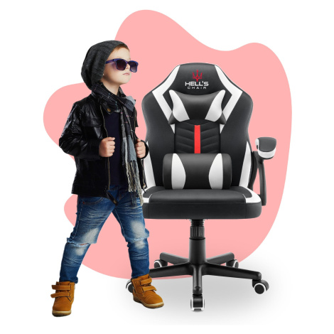Dětská hrací židle HC - 1001 černobílá