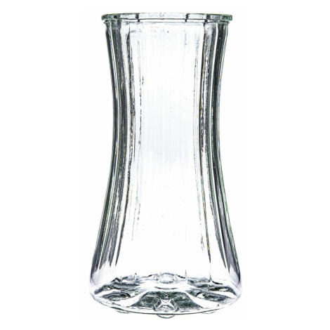 Skleněná váza Olge, čirá, 23,5 x 12,5 cm