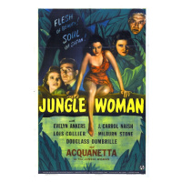 Ilustrace Jungle Woman Poster, 26.7 × 40 cm