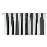 Dekoria Lambrekin na řasící pásce, pruhy černo-bílé, 390 x 40 cm, Vintage 70's, 137-53