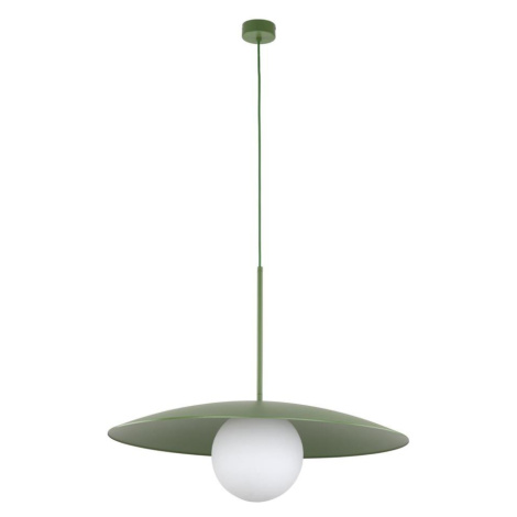 Lustr na lanku SLATE 1xE27/15W/230V pr. 65 cm zelená 10909