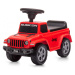 Automobilový Jeep Rubicon Gladiator červený odrážedlo
