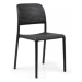 Plastová jídelní židle Stima BORA – bez područek, nosnost 200 kg Tortora