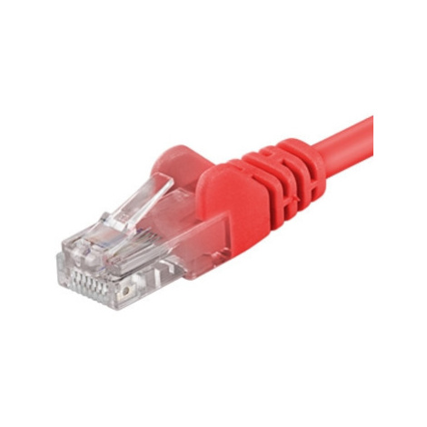 Patch kabel UTP RJ45-RJ45 level 5e 7m červená PremiumCord