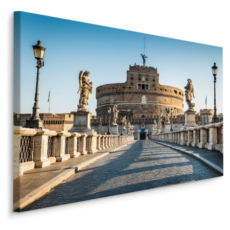 Plátno 3D Pohled Na Hrad St. Angelo V Římě Varianta: 120x80