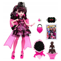 Monster High Panenka Draculaura Příslušenství HNF68 Mattel Šaty Doplňky