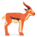 Dřevěná antilopa Antelope Tender Leaf Toys stojící
