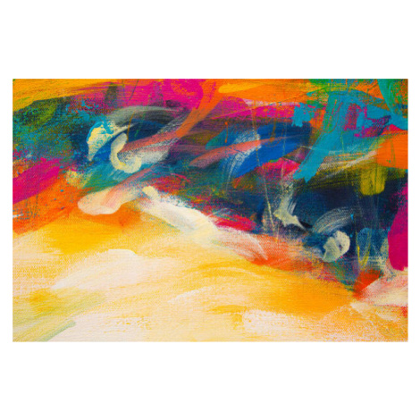 Ilustrace Abstract Acrylic Painting Textured Background, ivanastar, (40 x 26.7 cm)