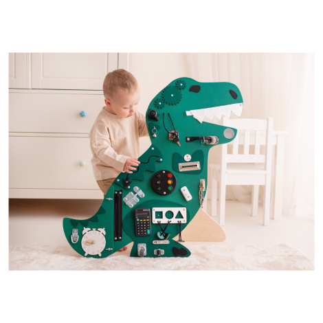 Foxy Family Montessori activity board Dinoland Tyrannosaurus Rex Varianta: Se stojanem - samosta