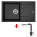 Sinks LINEA 780 Metalblack + Mix 3 P GR