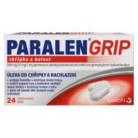 PARALEN GRIP CHŘIPKA A BOLEST 500MG/25MG/5MG TBL FLM 24 I