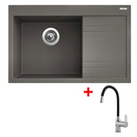 Sinks Rim 780 L Truffle + Flexia