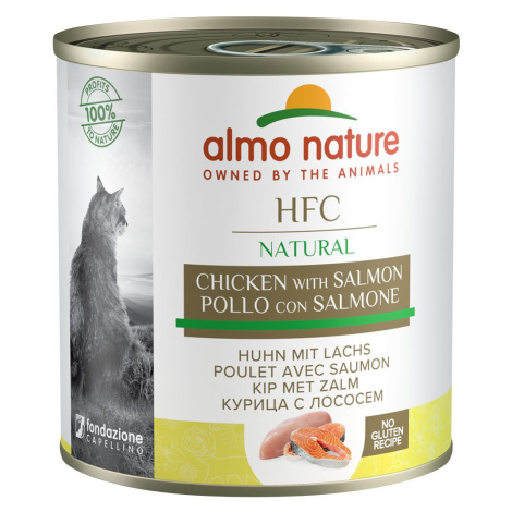 Almo Nature Classic krmivo pro kočky, 12× 280 g Kuře & losos Almo Nature Holistic