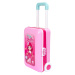 Dětský toaletní stolek v kufříku 2v1 Baby Mix - růžová Varianta: se židličkou a příslušenstvím B