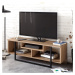 Kalune Design TV stolek ASAL 120 cm dub/černý