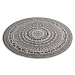 NORTHRUGS - Hanse Home koberce Kusový koberec Twin Supreme 103856 Coron Black/Cream kruh – na ve