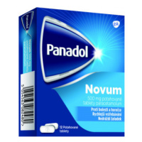 Panadol Novum 500mg, tablety na bolest a snížení horečky 12 tablet