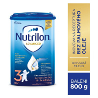 NUTRILON 3 Batolecí mléko 800 g, 12+