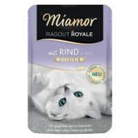 Miamor Ragout Royale Kitten kapsička 22 x 100 g - hovězí