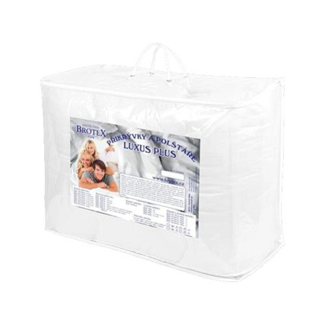 Brotex Zimní Set Luxus Plus, přikrývka 140 × 200 cm 1300 g + polštář 70 × 90 cm 900 g Unico zip