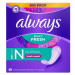 Always Daily Fresh Normal, Se svěží vůní 58 ks. Pro slevu 10% zadejte v košíku EAN: 998591000648