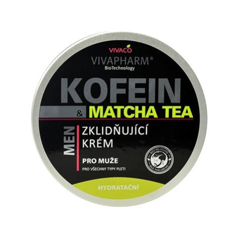 VIVACO Vivapharm Kofein a Matcha Zelený Čaj Zklidňující a hydratační krém pro muže 200 ml