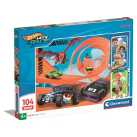 Puzzle Super - Hot Wheels, 104 ks