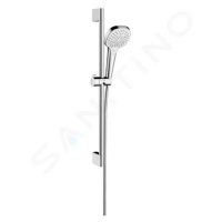 HANSGROHE Croma Select E Set sprchové hlavice, 3 proudy, tyče a hadice, bílá/chrom 26580400