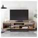 Kalune Design TV stolek ASAL 150 cm dub/černý