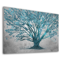 Obraz na plátně TURQUOISE TREE různé rozměry Ludesign ludesign obrazy: 70x50 cm