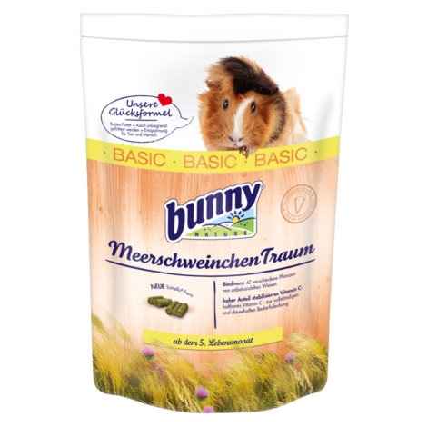 Bunny Basic pro morčata - Výhodné balení 2 x 4 kg Bunny Nature