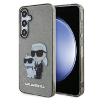 Pouzdro Karl Lagerfeld Glitter Pro Samsung Galaxy S24+ Černé