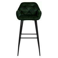 Barová Židle Brooke Tmavě Zelená