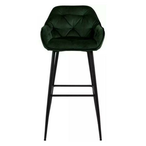 Barová Židle Brooke Tmavě Zelená Möbelix