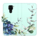 iSaprio flip pouzdro Blue Flowers pro Xiaomi Redmi Note 9