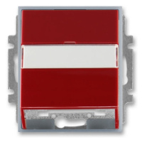 ABB Element kryt datové zásuvky karmínová/ledová šedá 5014E-A00100 24