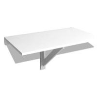 Sklápěcí nástěnný stůl bílý 100 x 60 cm