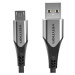 Kabel Vention USB 2.0 A to Micro-B cable COAHC 3A 0,25m gray