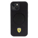 Ferrari FEHMP15SPTEK hard silikonové pouzdro iPhone 15 6.1" black Carbon Metal Logo MagSafe