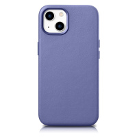 iCarer Case Kožené pouzdro pro iPhone 14 light purple (WMI14220705-LP) (kompatibilní s MagSafe)