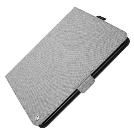 FIXED Novel textilní pouzdro pro 10.1" tablety se stojánkem a kapsou, šedé