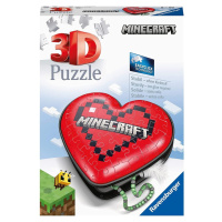 Ravensburger 11285 puzzle 3d srdce minecraft 54 dílků