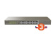 Tenda TEG1124P-24-250W - PoE AT Switch 235Watt, 24xRJ45 Switch s 24x 10/100/1000 Mbps PoE, Kov