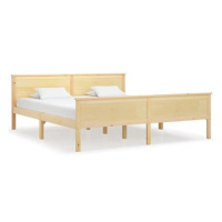Rám postele masivní dřevo borovice 180 × 200 cm, 322179