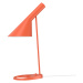 Louis Poulsen Designová stolní lampa Louis Poulsen AJ oranžová